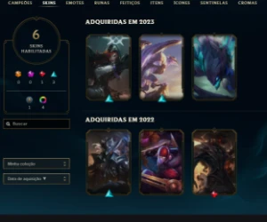 Conta mestre - League of Legends LOL
