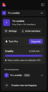 Conta Lovable Nova Com 2000 Crédito Prontos Pra Uso Imediato - Outros