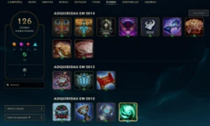 Conta League of Legends Full Acesso - 130 Champs e 43 Skins LOL