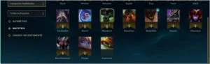 Conta de League of Legends - Muito conteúdo. LOL