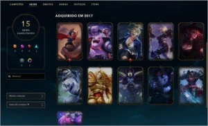 Conta de League of Legends - Muito conteúdo. LOL