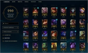 Conta de League of Legends - Muito conteúdo. LOL