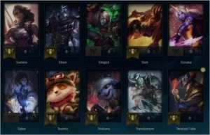 Conta lol Platina 1 br - League of Legends
