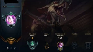 Conta lol Platina 1 br - League of Legends