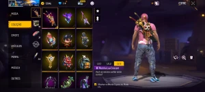 Conta Free Fire Barata (Skins Masculino)