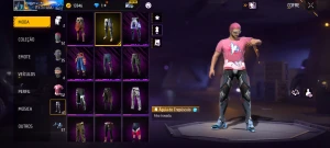 Conta Free Fire Barata (Skins Masculino)