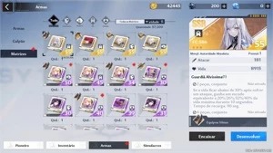 TOWER OF FANTASY TANZANITE LVL 58 QUASE TODOS SSR