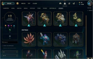 Conta LoL Ouro4 MMR alto, 123Campeões, 88 Skins - League of Legends