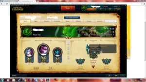 Conta Platina 4 30 skins e 120 Campeões - League of Legends LOL