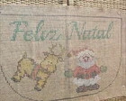 Tela para bordar em juta NTJ-04 - 85 x 55 cm