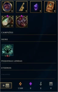 CONTA LOL 🌟 GOLD 2 🌟 17 SKINS 🌟 51 CAMPEOES - League of Legends
