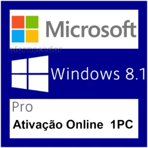Microsoft Windows 8.1 Pro - Licença - Softwares e Licenças