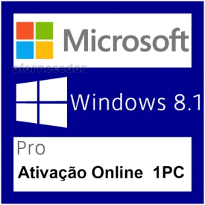 Microsoft Windows 8.1 Pro - Licença - Softwares and Licenses