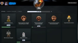 Vendo conta Imortal 7k para jogar nos serv EUROPA - DOTA 2