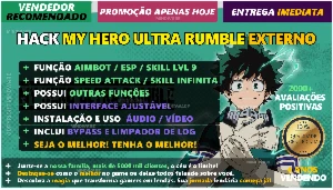 HACK MY HERO ULTRA RUMBLE 🚀 100% INDETECTÁVEL E RECOMENDADO