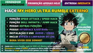 HACK MY HERO ULTRA RUMBLE ✅ INDETECTÁVEL E PRIVADO [PREMIUM] - Steam