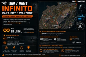 Uav/Vant Infinito Para Warzone E B07 - LifeTime - Call of Duty COD