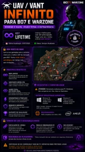 Uav/Vant Infinito Para Warzone E B07 - LifeTime - Call of Duty COD