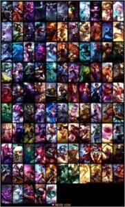 League of Legends cont - Platina + 104 Skins e All Champs++ LOL