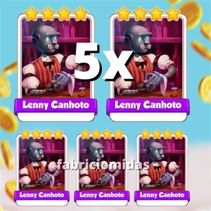 Coinmaster - 5 X Lenny Canhoto (mais rápido de envio) - Outros