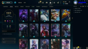 Conta LOL LVL 415 |Full Campeões| 282 Skins |Ouro 4| 2017 - League of Legends
