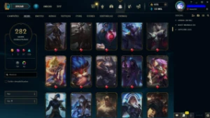Conta LOL LVL 415 |Full Campeões| 282 Skins |Ouro 4| 2017 - League of Legends