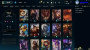 Conta LOL LVL 415 |Full Campeões| 282 Skins |Ouro 4| 2017 - League of Legends