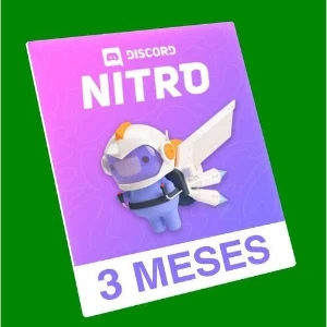 Discord Nitro 3 Meses + 6 Impulsos - Assinaturas e Premium