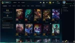 conta de lol 65 Champions  13 skins - League of Legends
