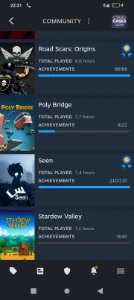 Conta Steam Com TW3, Prime CSGO e várias insígnias - Counter Strike