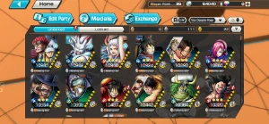 Conta De One Piece Bounty Rush! 3 Ex E Com Excelentes Suport - Outros