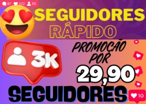 3K 🚀Seguidores Instagram 🎁Promoção - 🟢 Estamos Online - Outros