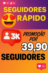 3K 🚀Seguidores Instagram 🎁Promoção - 🟢 Estamos Online - Outros