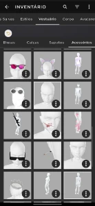 Conta IMVU feminina