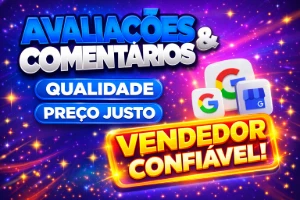 Avaliaçôes Google 5 Estrelas (Google Meu Negocio)Avaliaçôes - Outros