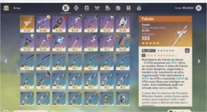 genshin impact - Diluc, venti, fisher, qiqi AR 44