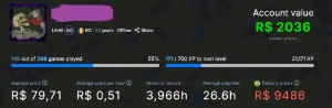 Conta Steam 6 anos/Nvl 60/127 jogos PAGOS, ÚNICO DONO