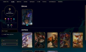 Conta Platina 1 - League of Legends LOL