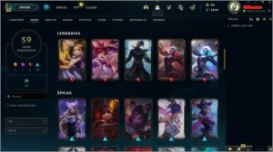 CONTA VALORANT BETA COM MUITAS SKINS + CONTA LOL 59 SKINS