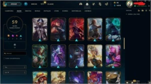 CONTA VALORANT BETA COM MUITAS SKINS + CONTA LOL 59 SKINS