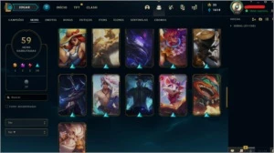 CONTA VALORANT BETA COM MUITAS SKINS + CONTA LOL 59 SKINS