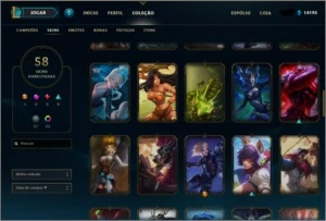 Conta Platina II League of Legends LOL