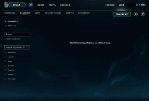 Conta Platina II League of Legends LOL