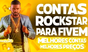 (Mega Promoção) Contas Rockstar Para Fivem + Full Acesso!!!! - GTA