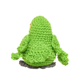 Papagaio Verde e Amarelo em Amigurumi - Artesanato e Personalizados