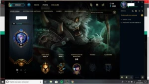 Conta Ouro 4 com Honra - League of Legends LOL