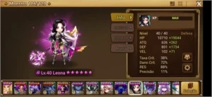 Global, 94 6*, 35 NAT5 1LD Leona - Summoners War