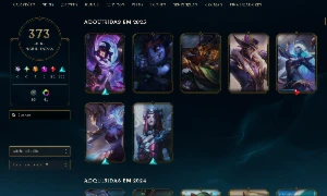 Vendo conta de League of legends, platina, mais de 300 skins LOL