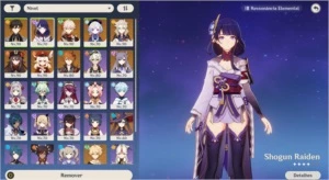 VENDO CONTA AR56 COM BAAL, HUTAO, KAZUHA C1, ZHONGLI E + - Genshin Impact