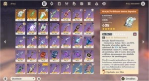 VENDO CONTA AR56 COM BAAL, HUTAO, KAZUHA C1, ZHONGLI E + - Genshin Impact
